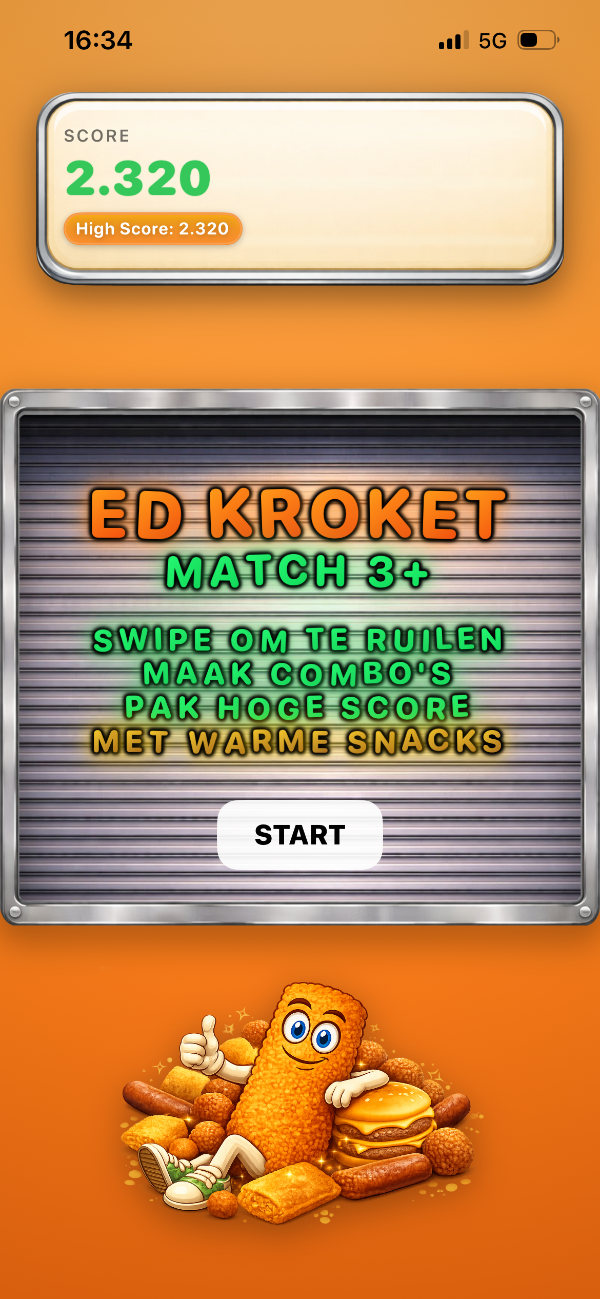 Ed Kroket – Start